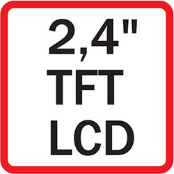 "Дисплей 2,4"" с TFT матрицей и подсветкой LCD"